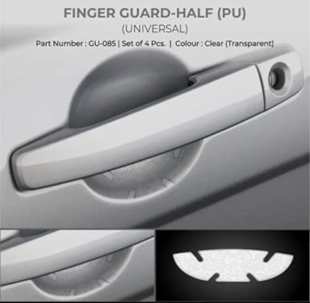 Car Door Handle Finger Guard PU | Scratch Protection Film (Set of 4 )