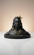 Adiyogi Shiva Idol with Gold Accents (size L)