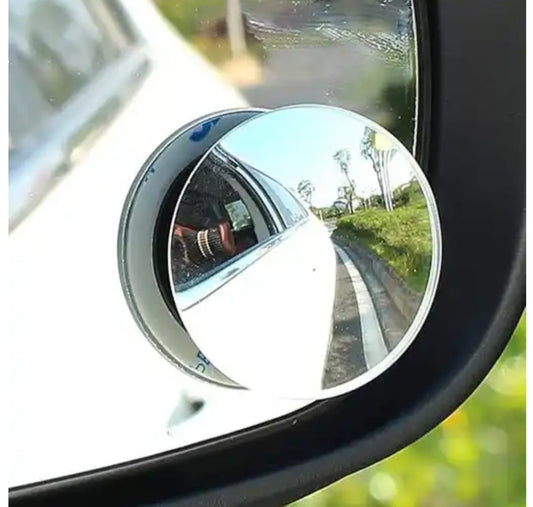 360° Blind Spot Mirror for Car ORVM | Wide Angle Safety Mirror (Set of 2 pieces)