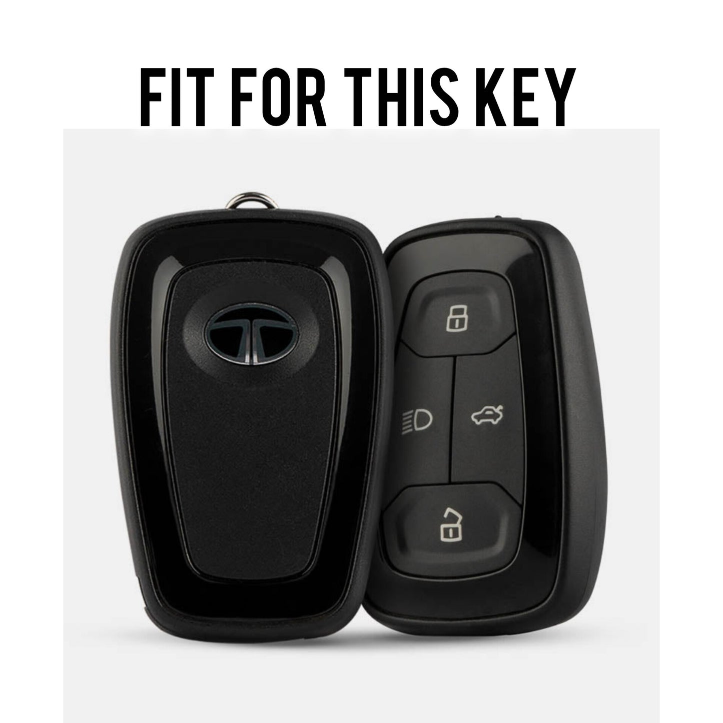 Zinc Alloy Key Cover Compatible with TATA PUNCH,NEXON,HARRIER and many more 4 button smart key