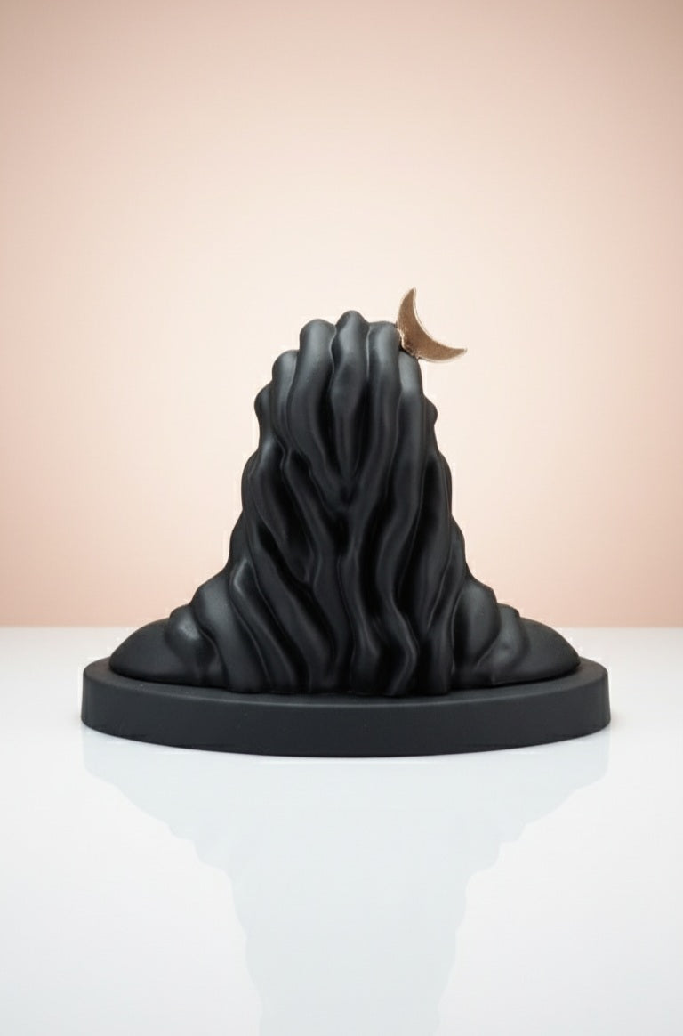 Adiyogi Shiva Idol with Gold Accents (size L)