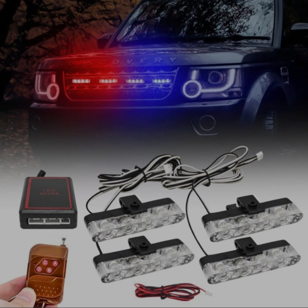 Strobe Flasher Light For Car Grill